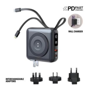 @memorii 6-in-1 Universal Power Bank & Travel Charger 10,000mAh