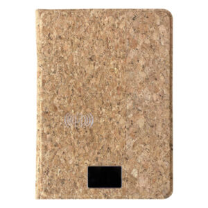 Executive A4 Portfolio with 8000mAh Power Bank, 15W Wireless Charging & Light-Up Logo