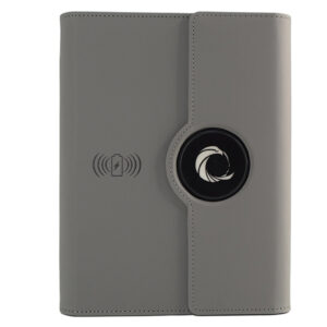 Executive Document Folder with Power Bank & Wireless Charging
