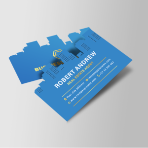 Custom Shape Business Cards 400gsm – Gold Foil, Spot UV & Matt Lamination