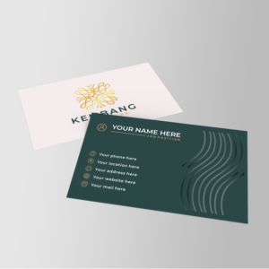 Gold Foil & Spot UV Business Cards 400gsm – Matt Laminated Full Color