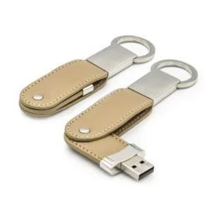 Leather Keychain USB Flash Drive