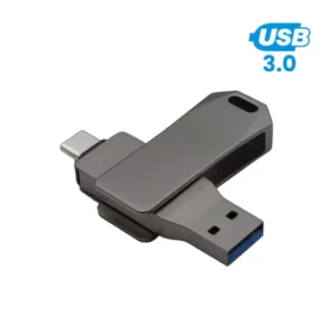 Swivel OTG USB Gun Metal 64GB USB 3.0 Type-C